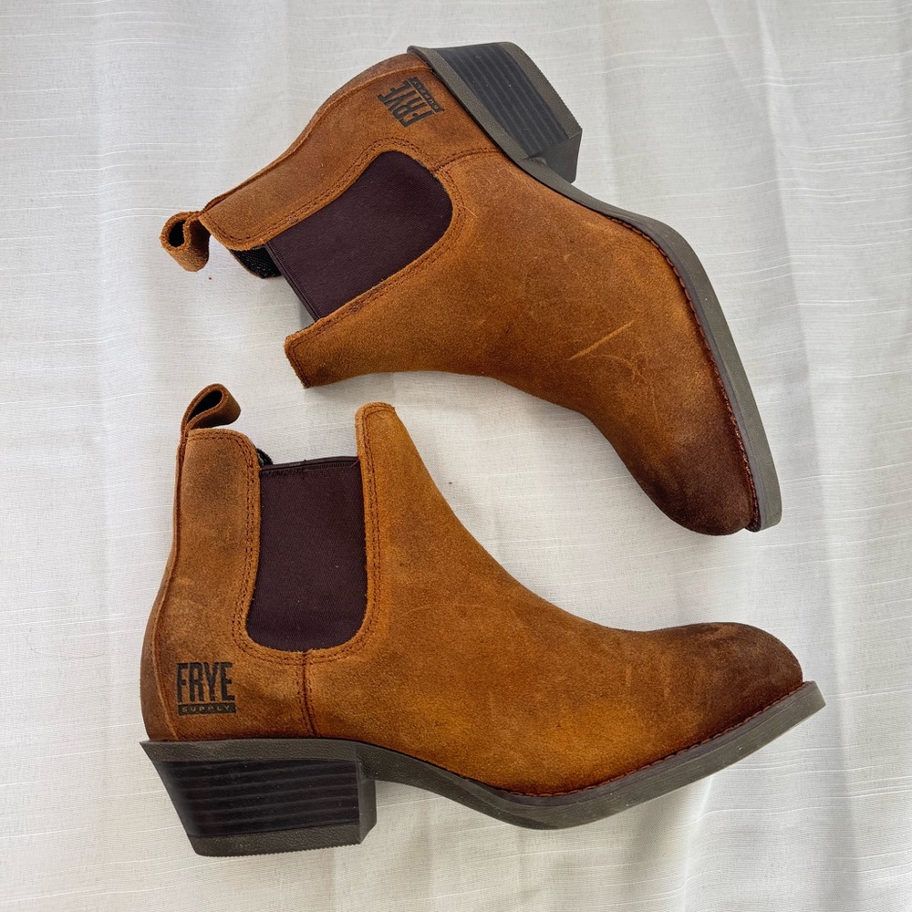 Frye Chelsea Electrical Steel Toe Work Boots Size 7.5M